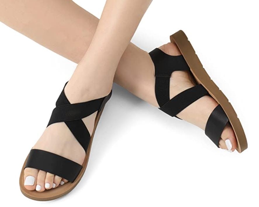Rekayla Flat Elastic Sandals