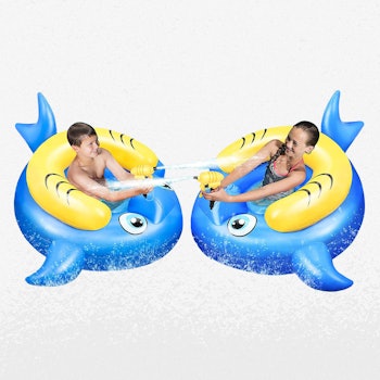 Kids Pool Float with Squirt Blaster