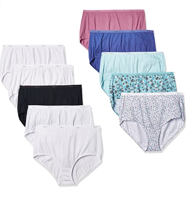 Hanes Cotton Moisture-Wicking Panties (6-Pack)