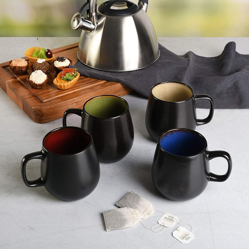 Set of four Gibson Elite mugs, one of the best housewarming gifts under $20 on Amazon