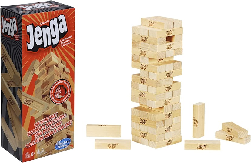 Jenga, one of the best housewarming gifts under $20 on Amazon