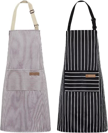 NLUS kitchen cooking aprons (2-pack), one of the best housewarming gifts under $20 on Amazon)