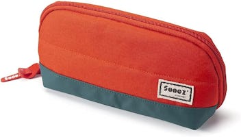 Sooez Wide-Opening Lightweight Pencil Pen Case with Triangular Design