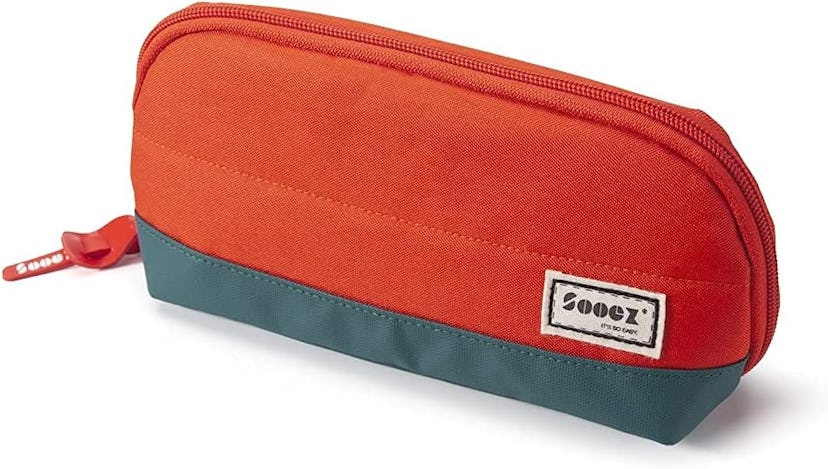 Sooez Wide-Opening Lightweight Pencil Pen Case with Triangular Design