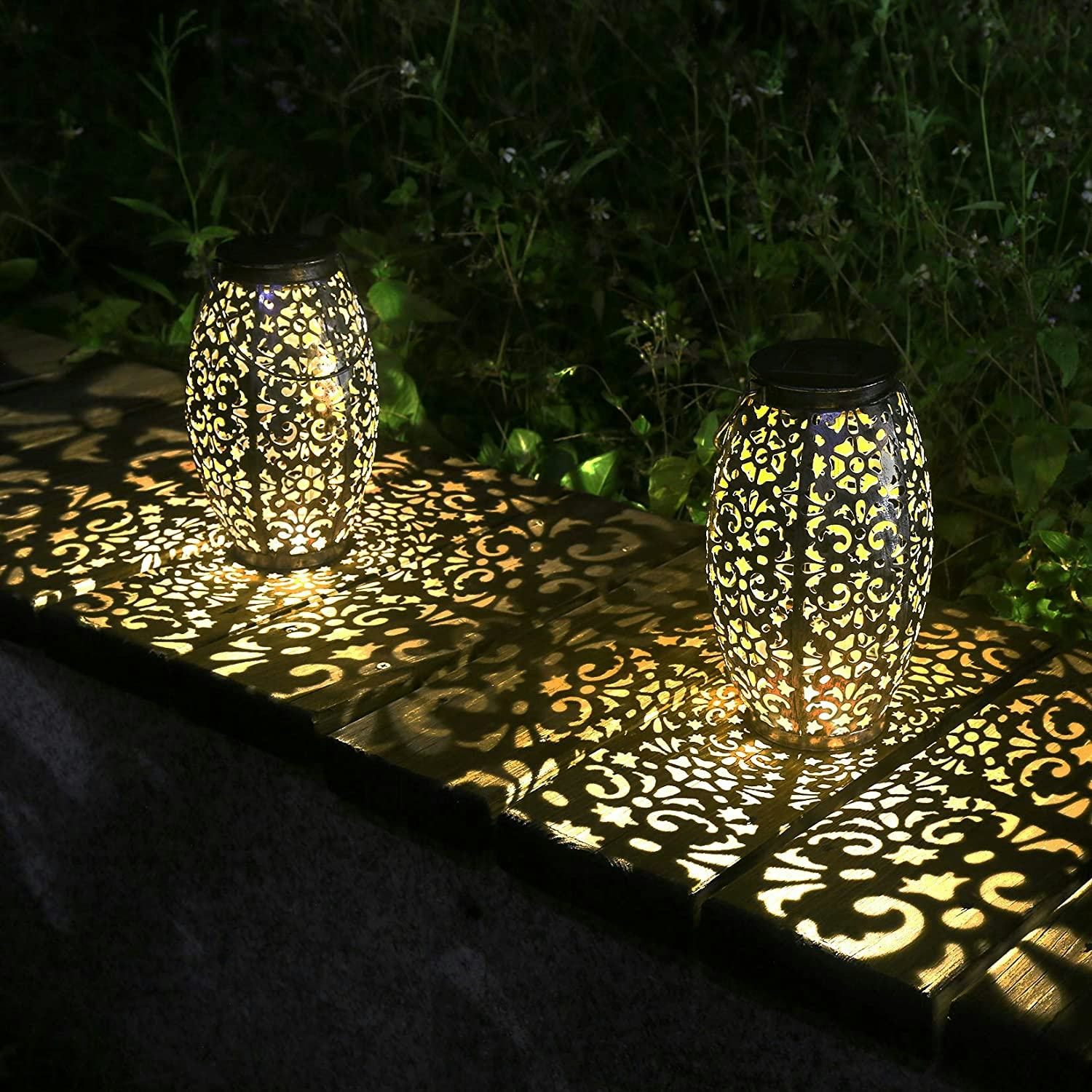 Kaixoxin Solar Lantern Lights (2-Pack)