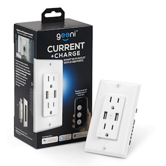 Geeni High Speed USB Charger Smart Outlet,