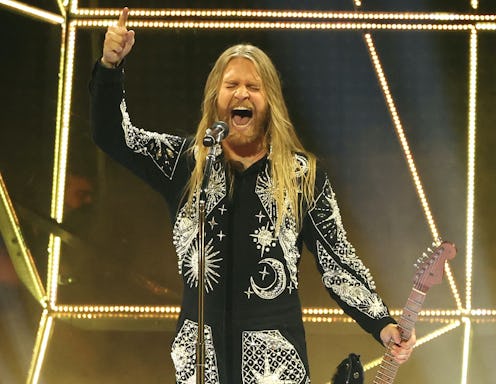 Sam Ryder performing at Eurovision 2022.