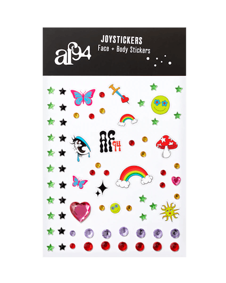 Joystickers, stickers for face and body, are part of Halsey's new beauty brand af94