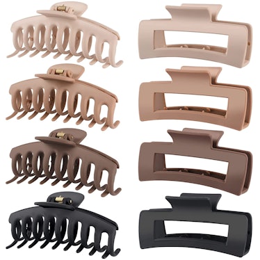 LuSeren Hair Claw Clips (8-Pack)