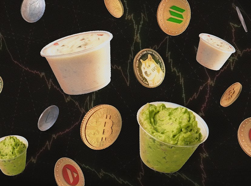 Chipotle's 1-cent guac and queso is part of a crypto giveaway.