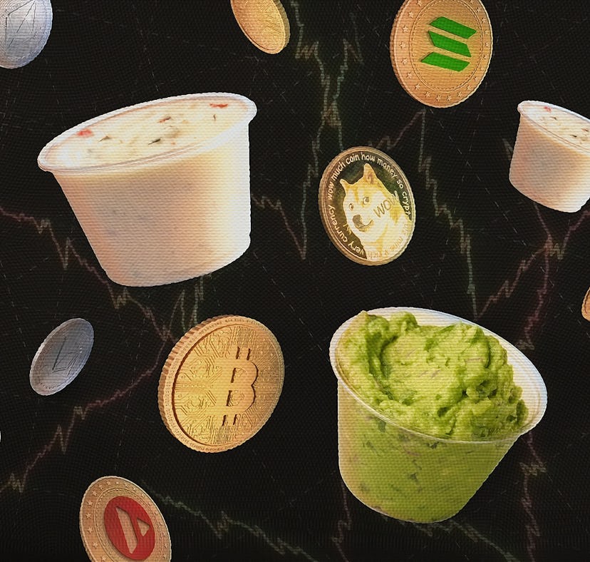Chipotle's 1-cent guac and queso is part of a crypto giveaway.