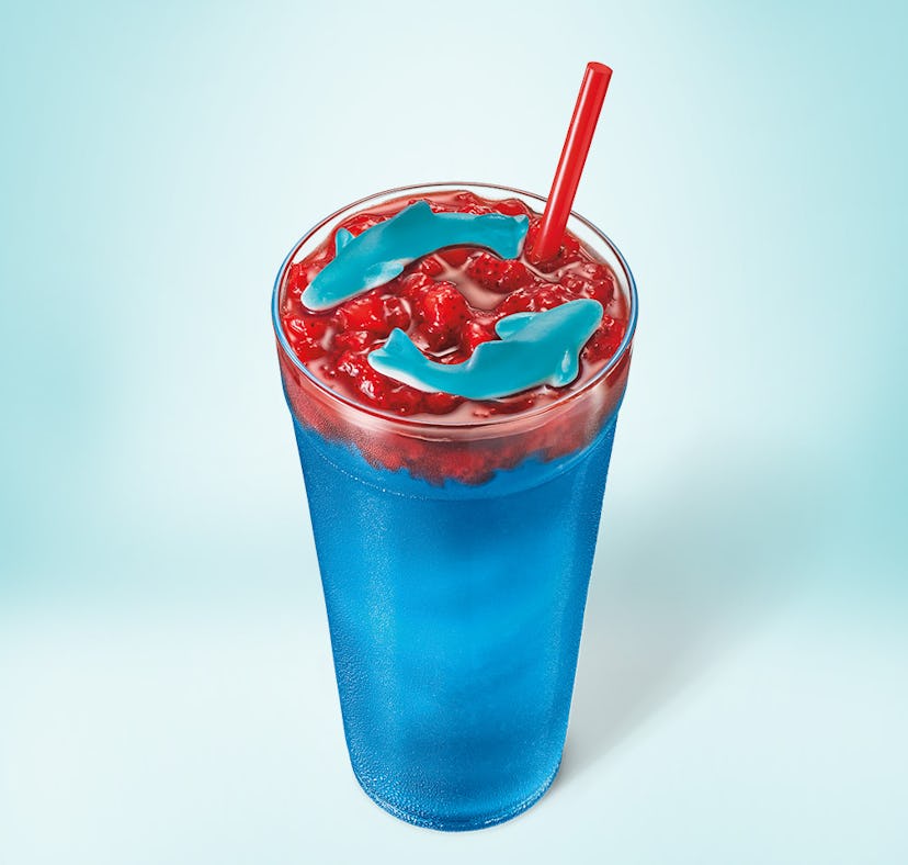 Sonic’s Shark Week Slush for 2022 is a returning favorite.