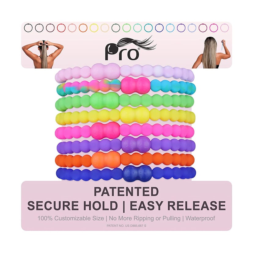 PRO Hair Tie With Easy-Release Clasp (8-Pack) Bracelet For Back To School