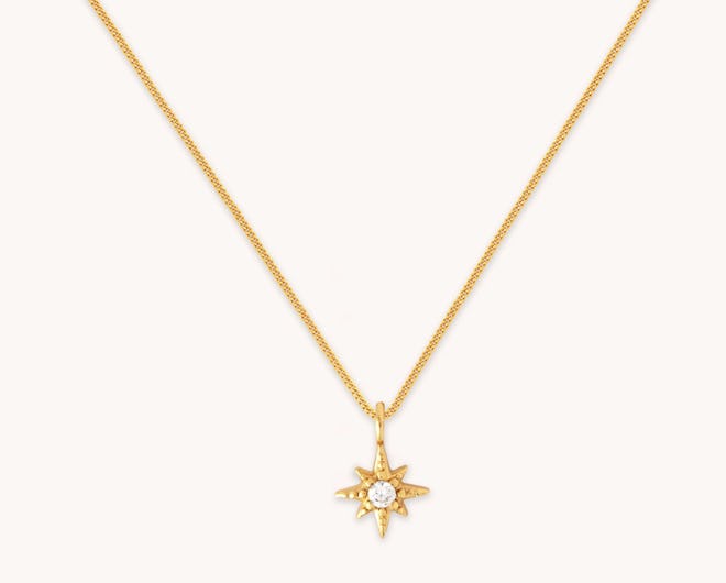 Twilight Star Gold Pendant Necklace