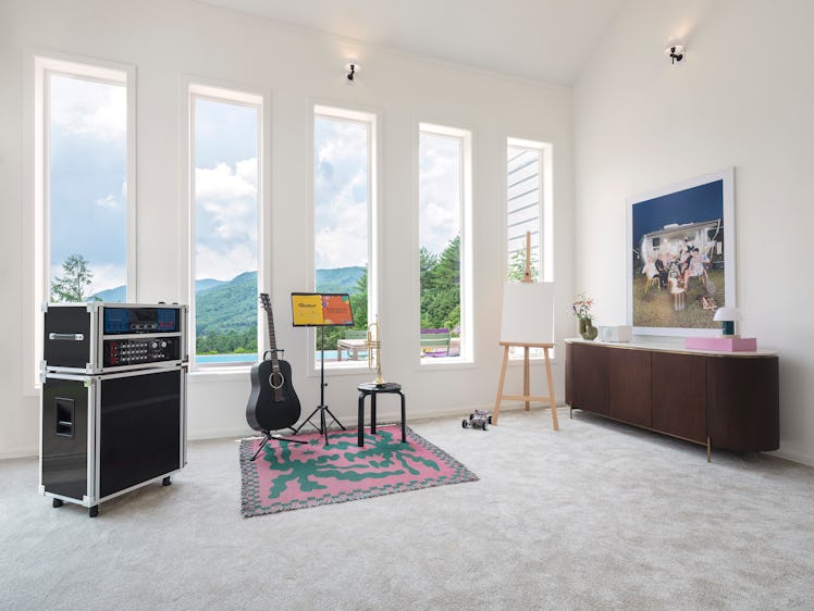 You can book BTS' 'In The Soop' estate for only $7 on Airbnb, and includes a music room. 