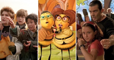 The Goonies, Bee Movie, and Spy Kids movie stills