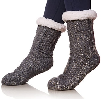 SDBING Winter Super Soft Warm Slipper Socks