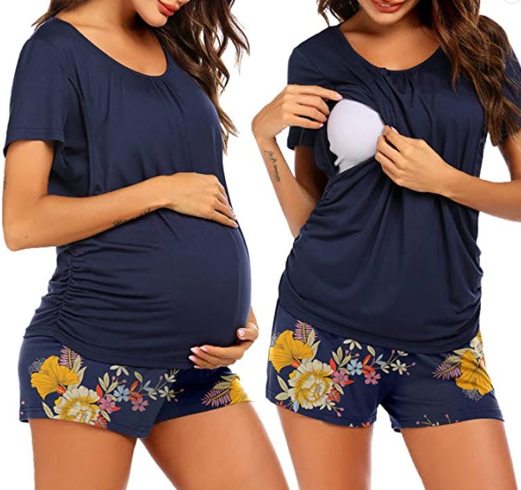 Here Are Some Cozy And Convenient Nursing Pajamas & Gowns