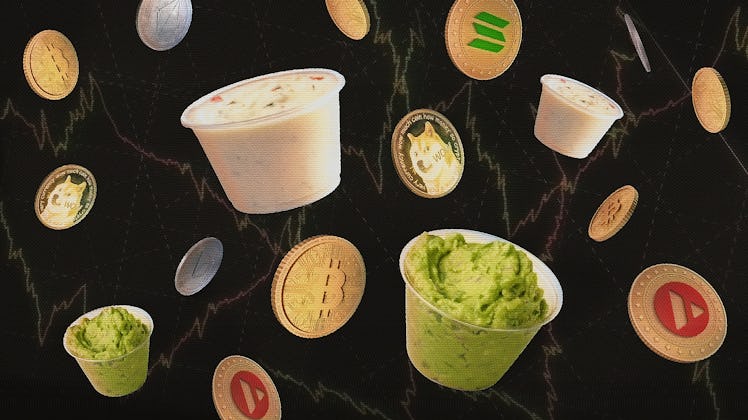 Chipotle's 1-cent guac and queso is a part of crypto giveaway.