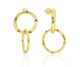 Two Ring Earrings Medium