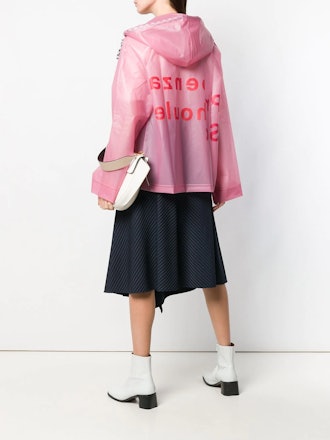 Proenza Schouler White Label  Alphabet Raincoat  