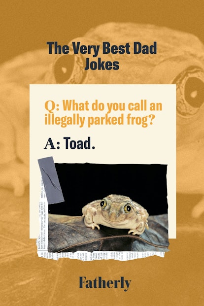The Very Best Dad Jokes: What's an illegally parked frog? 