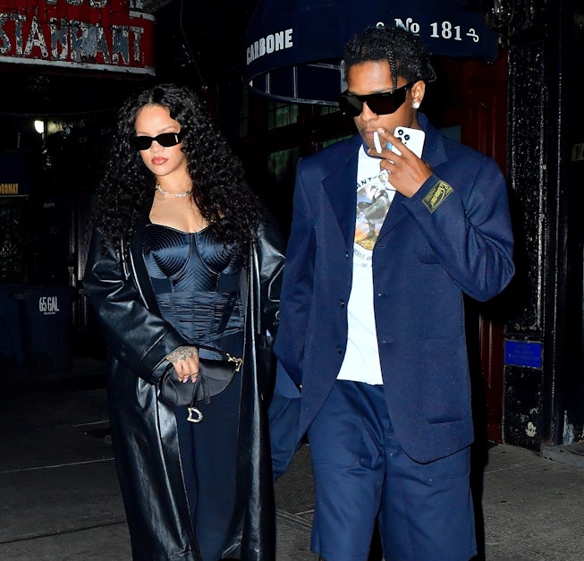 Rihanna's Date Night Outfit Included A Cone Bra Corset From Jean Paul  Gaultier