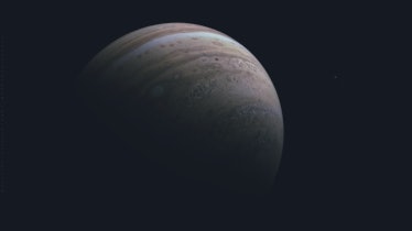 view of Jupiter's southern hemisphere