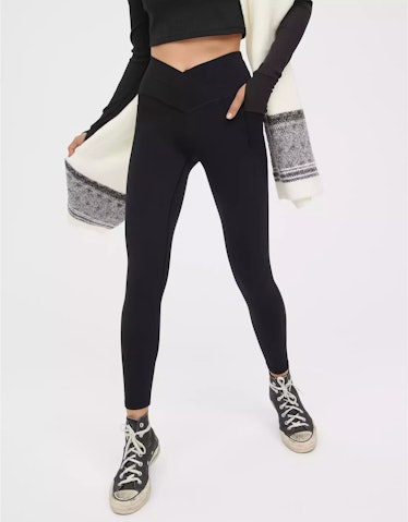 Aerie's viral OFFLINE Crossover Leggings beloved by TikTok.