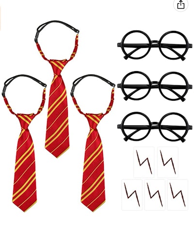 Wizard Striped Tie Set