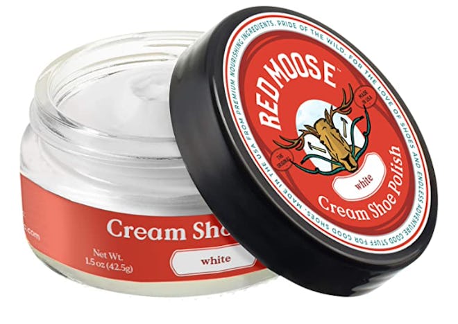 cream shoe polish from red moose