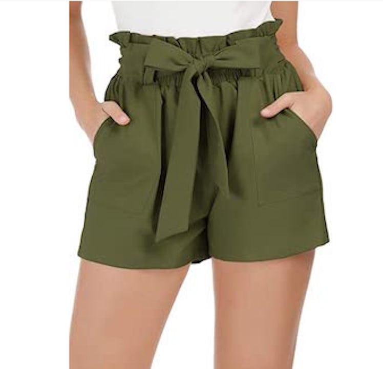 Grace Karin Bowknot Tie-Waist Shorts