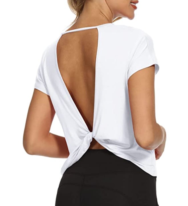 Mippo Open Back Workout Top