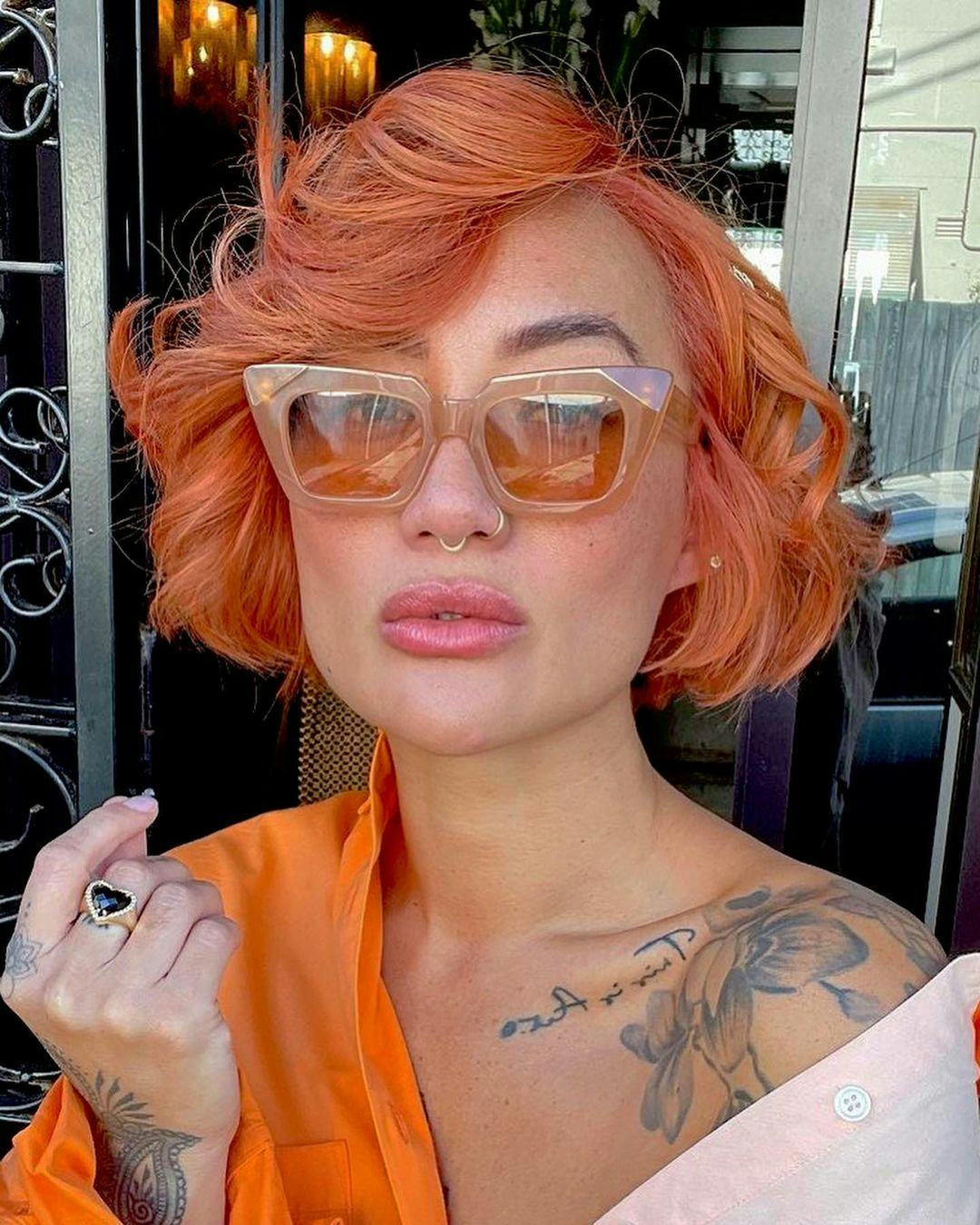 Neon Peach Hair Colour Trend | Be Beautiful India