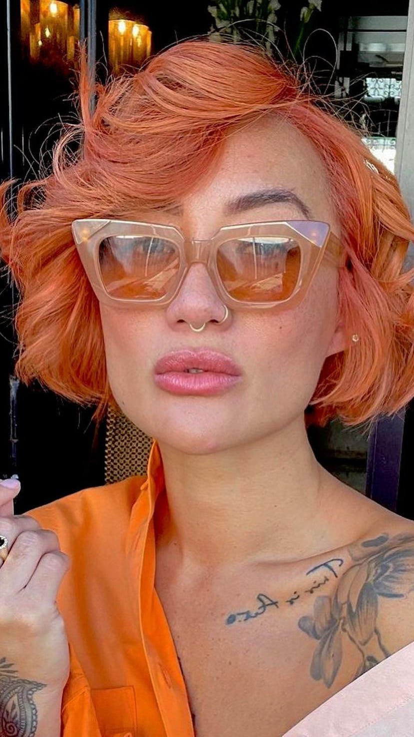 peach hair