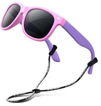pink and purple rubber sunglasses from rivbos