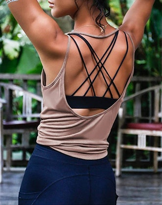 OYANUS Backless Activewear Tank Top