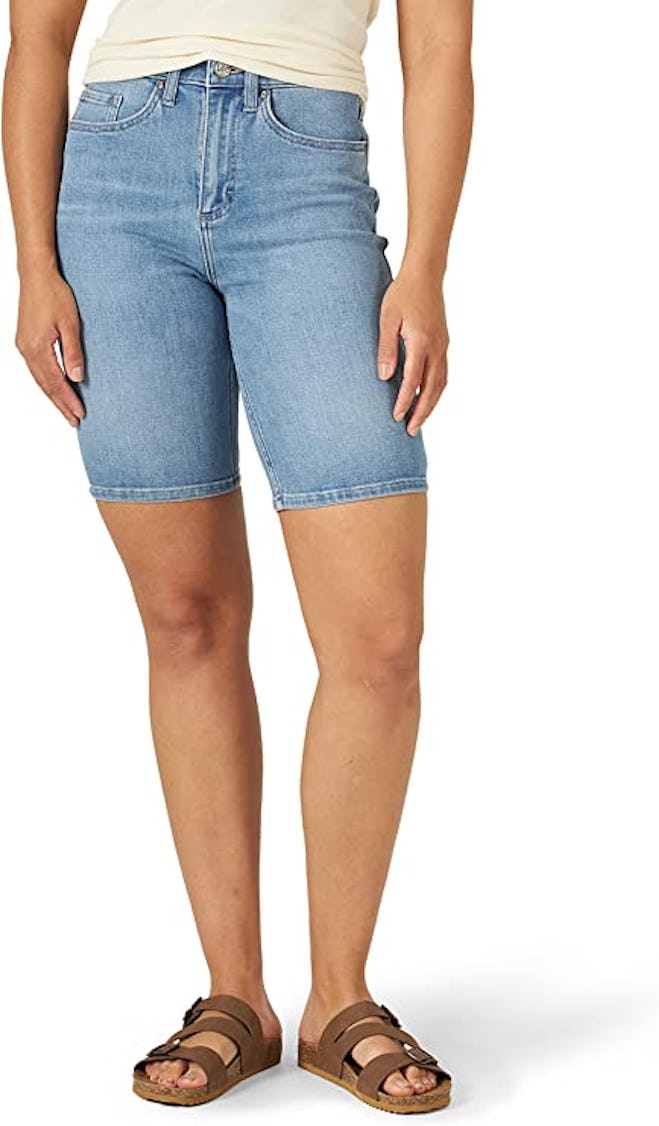 Lee Ultra Lux High-Rise Bermuda Jean Shorts