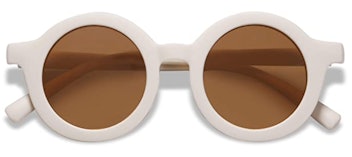 beige round polarized sunglasses from sojos