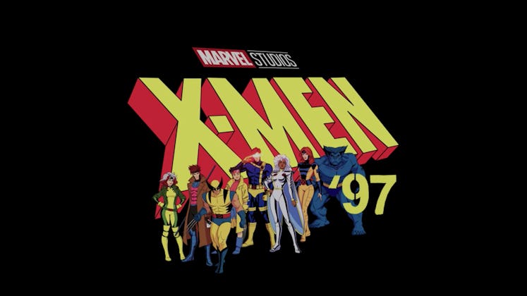 X-Men '97 characters and logo