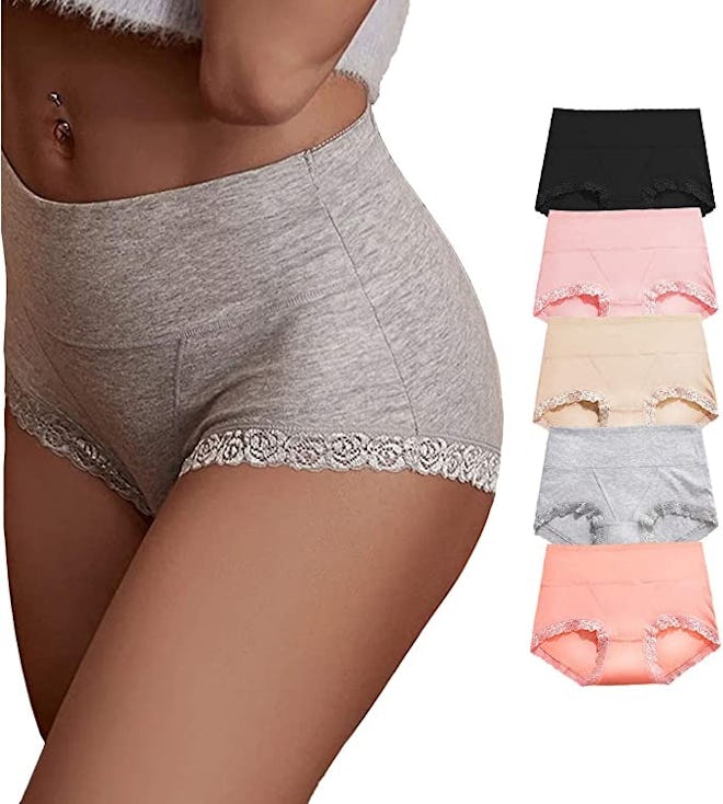 OPIBOO Cotton Boyshorts (5-Pack)