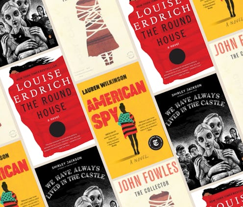A selection of books in the thriller genre.