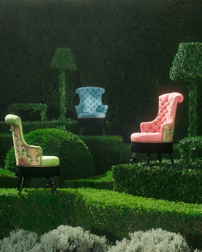 the Gucci Décor collection includes new chairs
