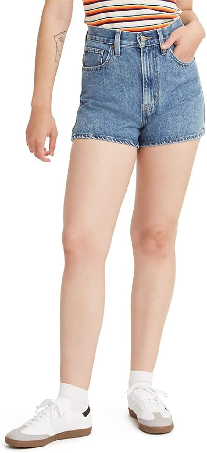 Levi&rsquo;s High Waisted Mom Shorts