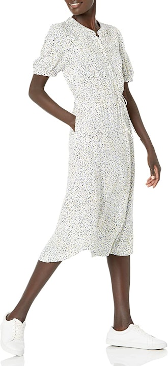 Amazon Essentials Half-Sleeve Midi A-Line Dress