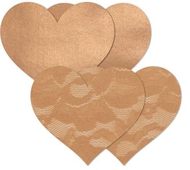 Nippies Heart  Shaped Waterproof Nipple Cover Pasties (2-pack)