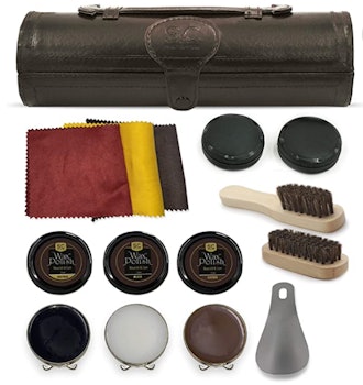 12 piece shoe polish and care kit from stone and clark