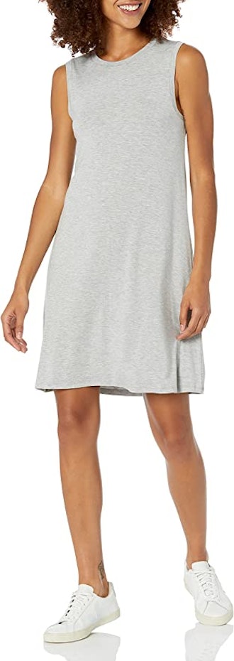 Daily Ritual Jersey Relaxed-Fit Swing Dress