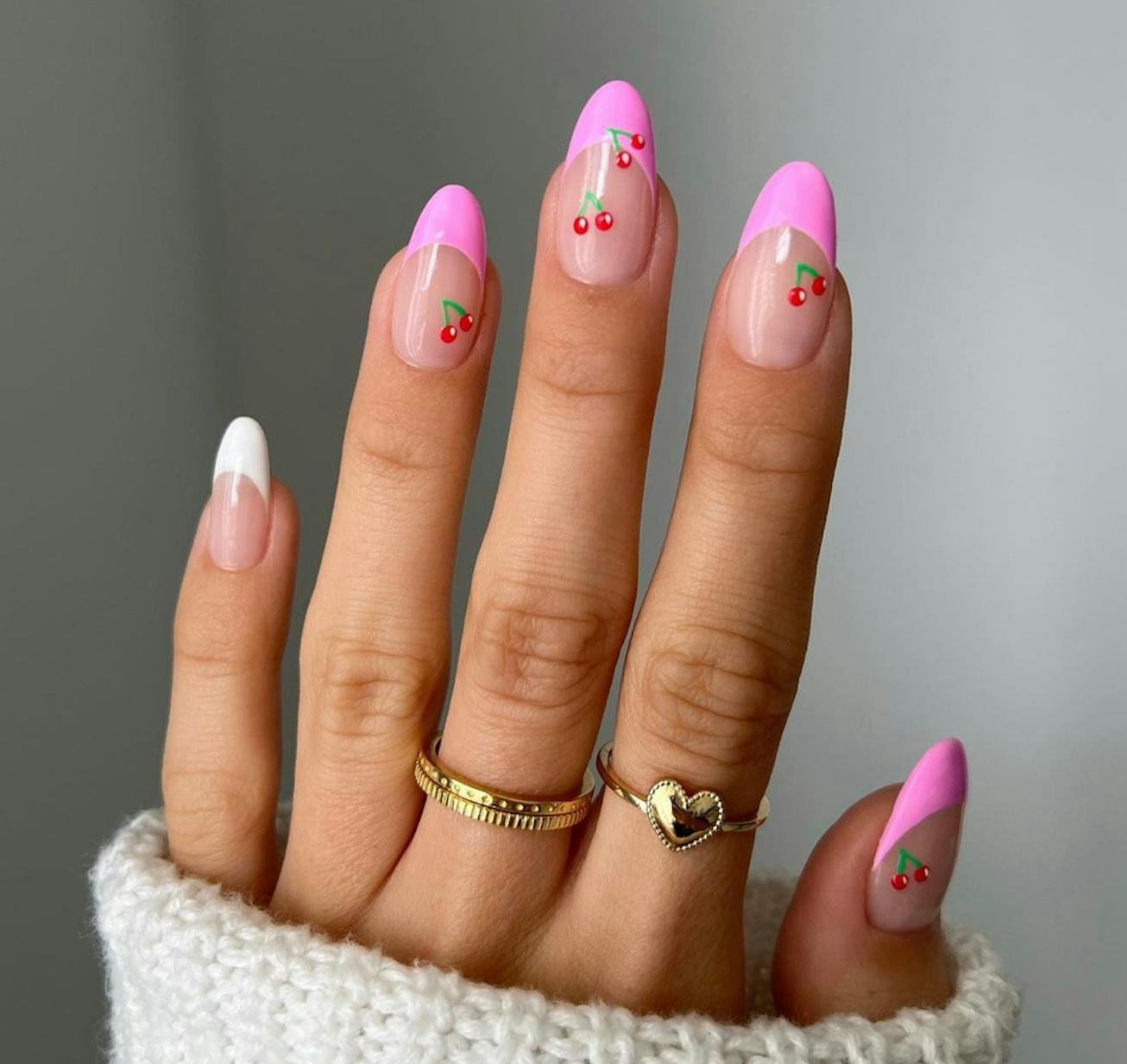 Simple Pink Nails That Shine