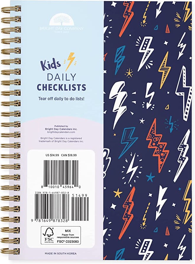 A cute notebook and planner hybrid can help kids learn to get organized.